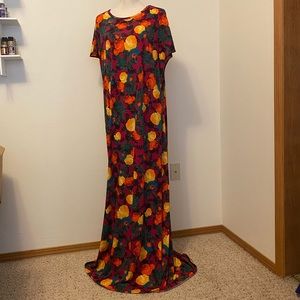 LuLaRoe Maria 3XL Pink w/ Multicolor Floral